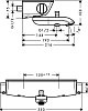 Термостат для ванны с душем Hansgrohe Ecostat Select 13141400, хром