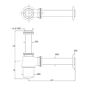 Сифон для раковины Jaquar ALD-CHR-773AL190X125