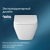 Подвесной безободковый унитаз Am.Pm Spirit V2.0 C701701SC FlashClean, с сиденьем микролифт, белый