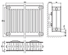 Радиатор стальной Elsen ERK 220310 тип 22