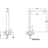 Излив для раковины Gessi Rettangolo 20091#031, хром