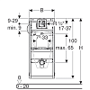 Система инсталляции для писсуаров Geberit GIS 461.621.00.1, универсальная