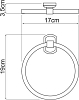 Полотенцедержатель Wasserkraft Oder K-3060, хром