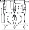 Смеситель для раковины Axor Montreux 16535820, никель