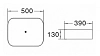 Раковина накладная Comforty 9378 MB черный