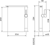 Смеситель La Torre Taya 40501TC.CR для раковины