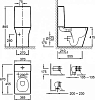 Напольный унитаз Jacob Delafon Reve 5033K-00, с крышкой-сиденьем микролифт, с бачком E4809-00