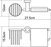 Держатель туалетной бумаги Wasserkraft Donau 9459