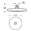 Верхний душ VitrA Rain A45708WSA