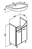 Тумба под раковину Runo 65 белый