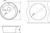 Кухонная мойка Paulmark Gelegen PM404800-DG графит