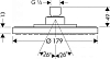 Верхний душ 180 мм Axor Starck 28484000