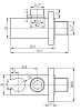 Шланговое подключение  Esko SH805Q хром