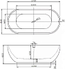 Акриловая ванна BelBagno 179.5х81 BB26