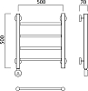 Полотенцесушитель электрический Aquanerzh Прямая 000-10A5050_L