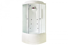 Душевая кабина 90х90 см Royal Bath ВК RB90BK2-M стекло матовое с гидромассажем