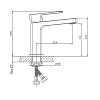 Смеситель для раковины Haiba HB10615-7 черный