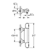 Смеситель для душа Grohe Grohtherm 1000 34814003 термостат, хром