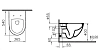 Инсталляция Viega с безободковым унитазом Vitra Sento 7748B003-0075, сиденье микролифт, комплект