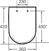 Крышка-сиденье для унитаза Roca Meridian 8012AC00B Soft Close, белый