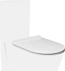 Сиденье для унитаза Kerama Marazzi Plaza Modern PLMR.seat.02\WHT с микролифтом, белый