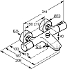 Термостат Kludi Zenta 351018638 для ванны с душем