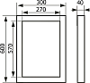 Настенный люк Evecs Ceramo D3060 30х60