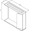 Зеркальный шкаф Am.Pm Like 80 M80MPR0801WG с подсветкой, правый, белый, глянец