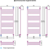 Полотенцесушитель водяной Сунержа Богема 00-0103-1250 120x50 с полкой