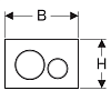 Кнопка смыва Geberit Sigma 20 115.882.11.1 белый