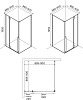 Душевой уголок 90х90 см Iddis Slide SLI6BS0i23, стекло прозрачное