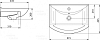 Мебельная раковина СанТа Грация 60, белый