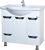 Тумба с раковиной AM.PM Gem M90-FHX0752-WC0752WG, белый