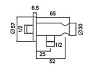 Шланговое подключение  Esko SH805 хром