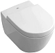 Инсталляция Villeroy&Boch с унитазом Subway 2.0 560010R1, сиденье микролифт клавиша хром, комплект