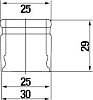 Гильза Stout SFA 0020 25 мм