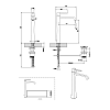 Смеситель для раковины Gessi Mimi 11987#080, золото