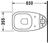 Напольный унитаз Duravit D-Code 21110900002 с бачком 0927000004 подключение справа или слева