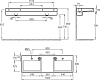 Раковина двойная 150 см Jacob Delafon Terrace EXA9112-00 с подсветкой
