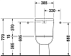 Напольный унитаз Duravit D-Code 21110100002 с бачком 0927000004 подключения справа или слева