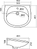 Раковина Santek Бриз 1WH110460 55 см.