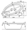 Акриловая ванна Santek Эдера 1.WH11.1.995 белый