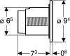 Кнопка смыва Geberit Type 10 116.055.KK.1, белый/золото