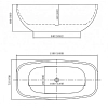 Акриловая ванна Bolu BL-157/180 белый