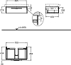 Тумба под раковину 70 см Geberit It! 819080000, белый