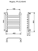 Полотенцесушитель электрический Ника Trapezium ЛТ Г2 60/40 лев хром