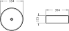 Раковина Comforty 9110MW 00-00002767, белый матовый