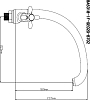 Смеситель для кухни BOOU BA5318-1F-SE020-B702, хром