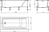 Акриловая ванна Roca Easy 170х70 ZRU9302905