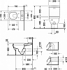 Крышка-сиденье для унитаза микролифт Duravit Starck 2 0063390000